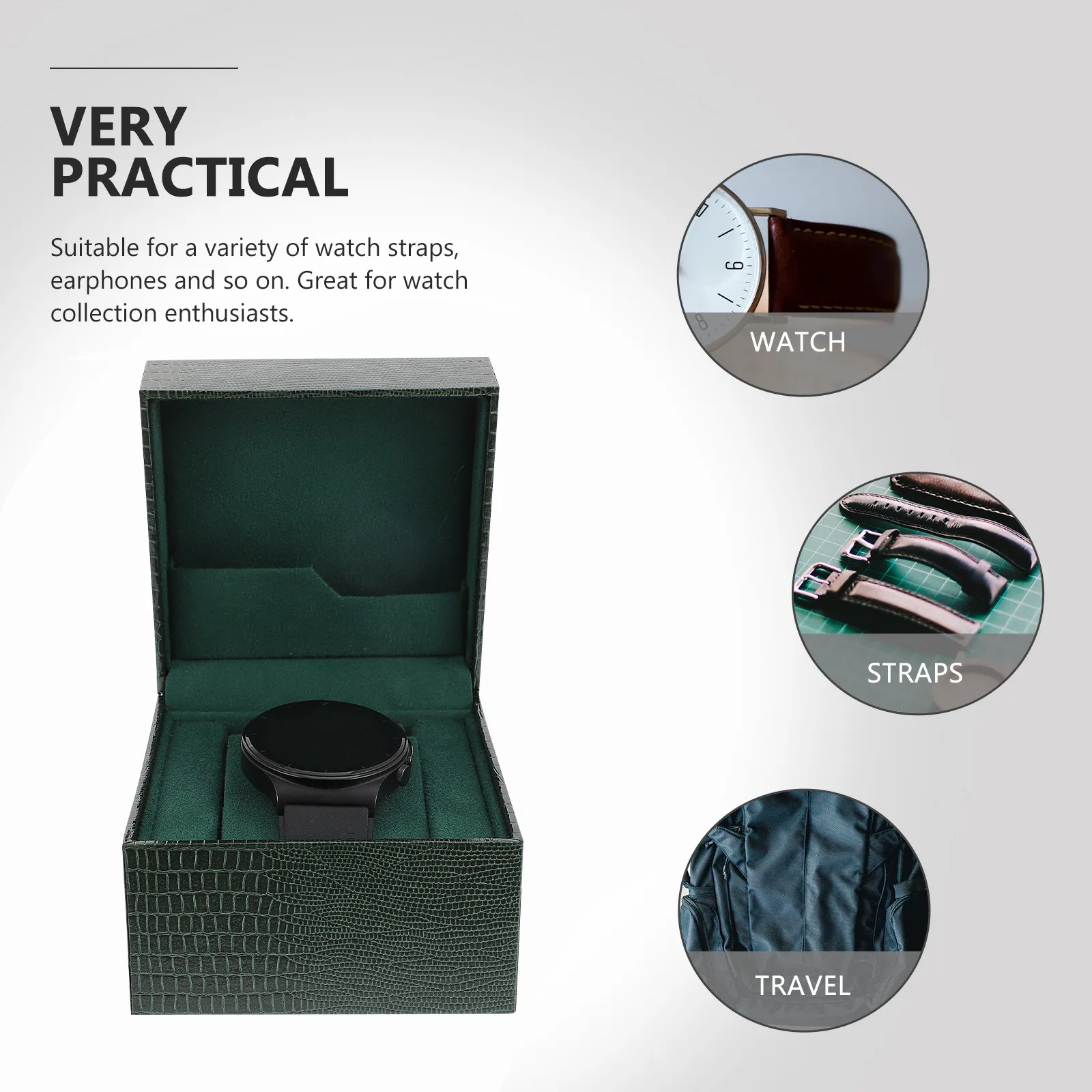 Clamshell Watch Storage Box Premium Plastic Lightweight Portable for Home Travel Display Bracelet Jewelry Organizer Case
Clamshell Watch Storage Box Premium Plastic Lightweight Portable for Home Travel Display Bracelet Jewelry Organizer Case