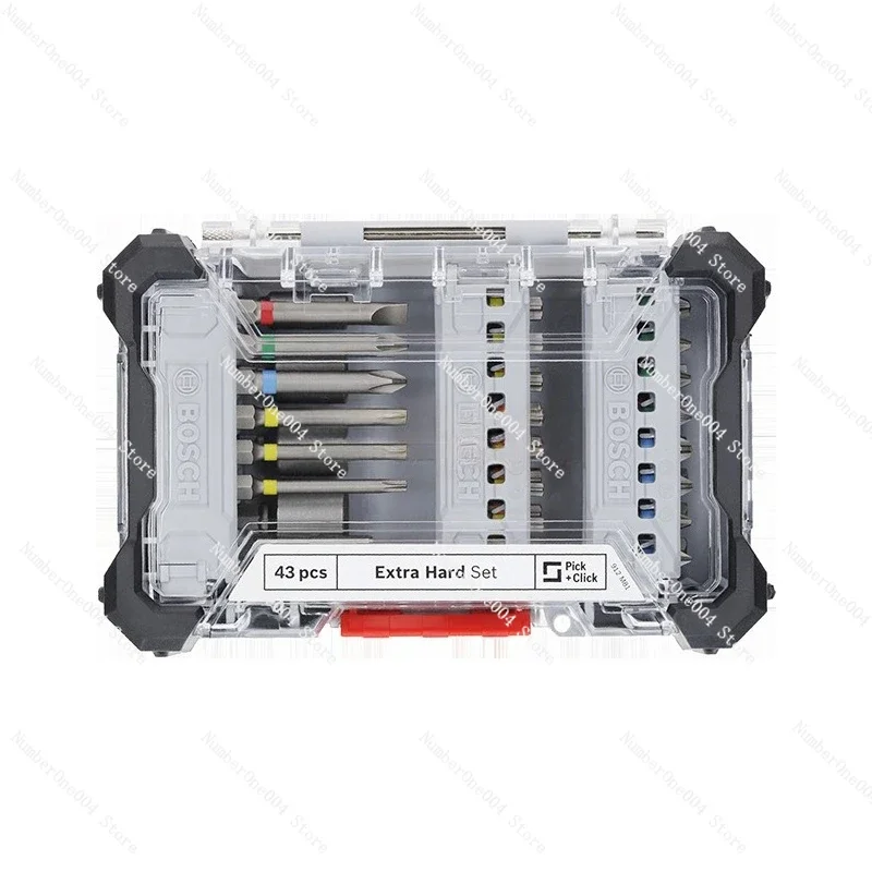 43-Pc Screwdriver Bit Set - Multi-Type Bits & Socket Adapters for Electric Tools
43-Pc Screwdriver Bit Set - Multi-Type Bits & Socket Adapters for Electric Tools