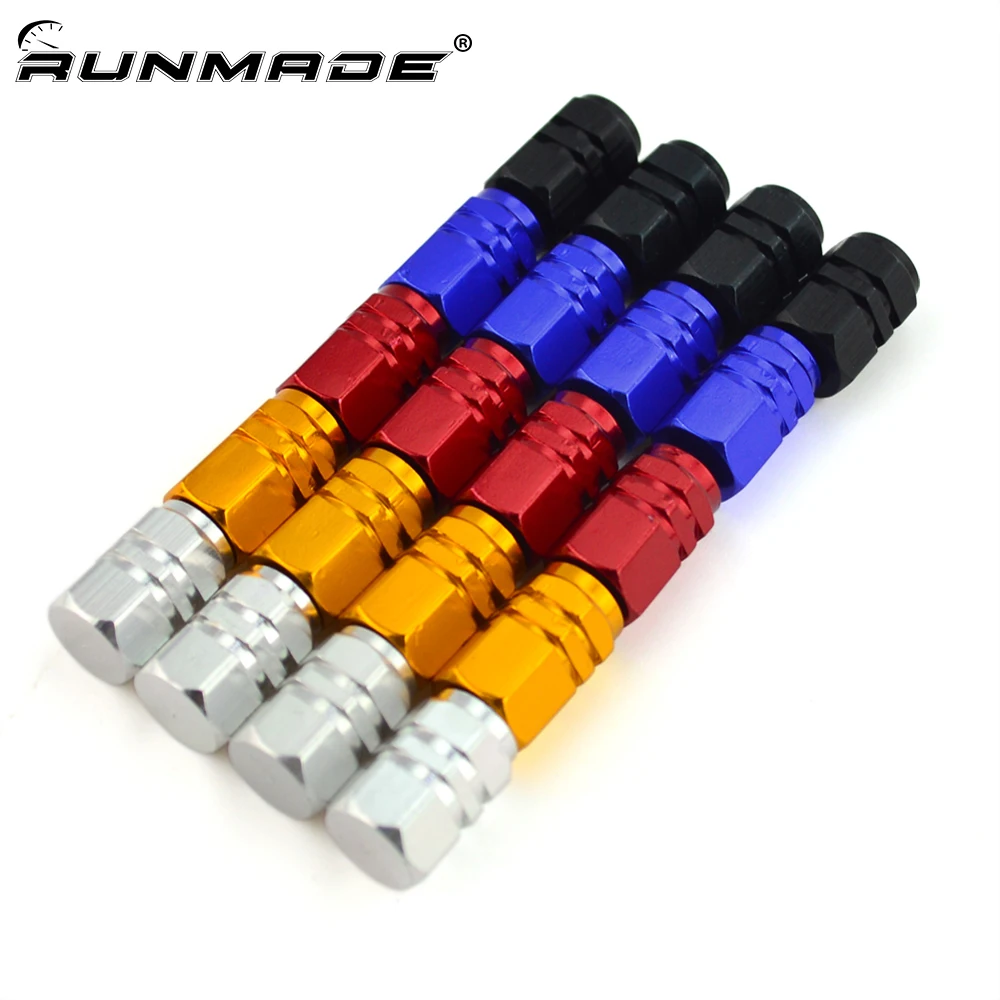 runmade 4pcs Universal Aluminum Car Wheel Tires Valves Tyre Stem Air Caps Airtight Cover For Auto SUV Truck Motorcycle Bike
runmade 4pcs Universal Aluminum Car Wheel Tires Valves Tyre Stem Air Caps Airtight Cover For Auto SUV Truck Motorcycle Bike