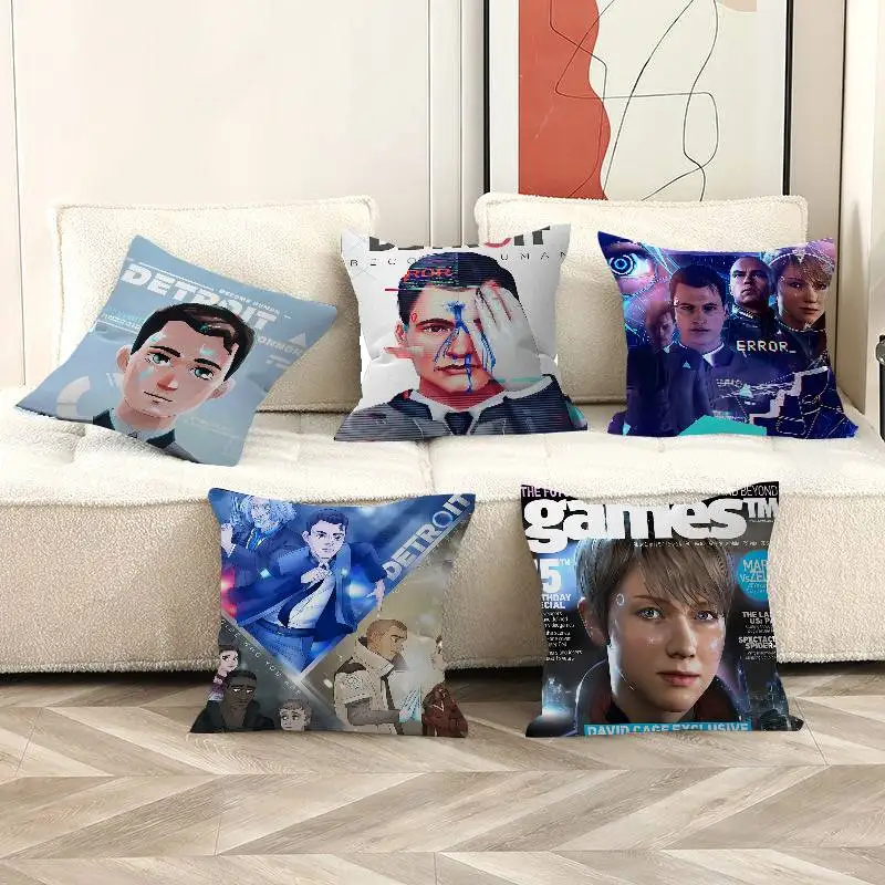 Detroit Become Human Pillow Covers Cartoon Sofa Decorative Home Double-sided Printing Short Plush Cute Cushion Cover
Detroit Become Human Pillow Covers Cartoon Sofa Decorative Home Double-sided Printing Short Plush Cute Cushion Cover