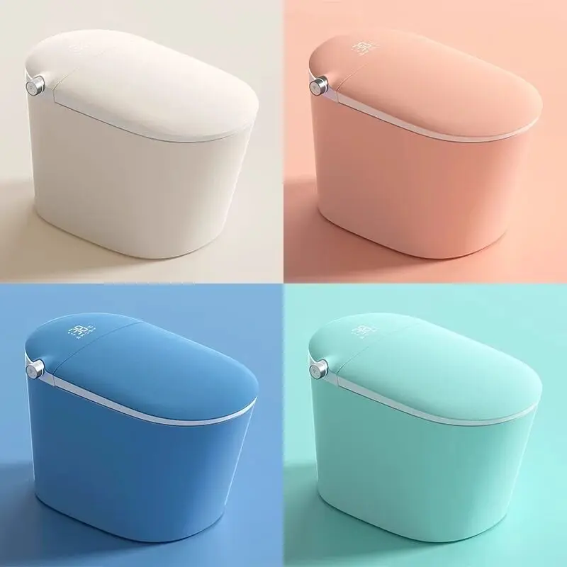 Color smart toilet, fully automatic no water pressure limit, double waterway integrated household toilet
Color smart toilet, fully automatic no water pressure limit, double waterway integrated household toilet