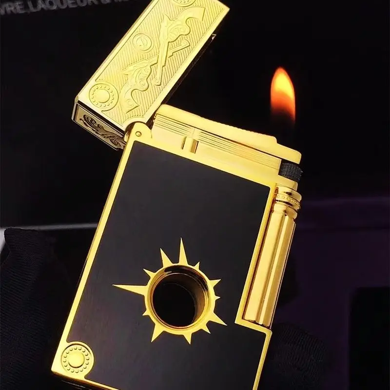 New High-end Retro Inflatable Lighter With Sliding Steel Sound Crisp Men's Gift Box
New High-end Retro Inflatable Lighter With Sliding Steel Sound Crisp Men's Gift Box