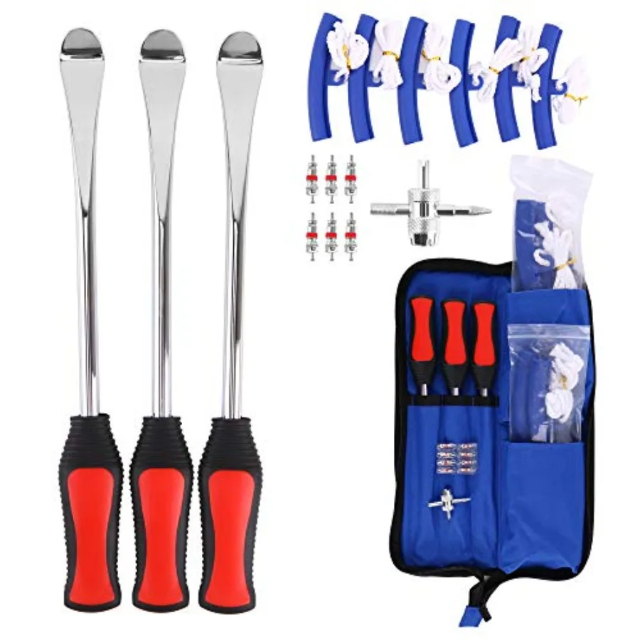 Asooll 11.5 Tire Spoon for Dirt Bike Motorcycle ATV Lawn Mower Tire Changing Tool Kit with Steel Spoons Portable Bag Rim Protec
Asooll 11.5 Tire Spoon for Dirt Bike Motorcycle ATV Lawn Mower Tire Changing Tool Kit with Steel Spoons Portable Bag Rim Protec