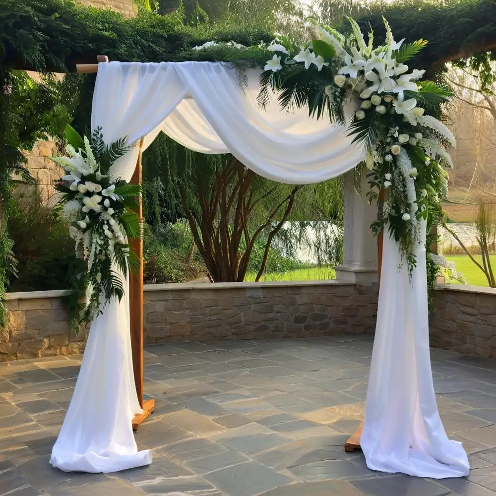 500cm/1000cm Wedding Arch Draping Fabric Decorations Backdrop Curtains Tulle Fabric Drapery For Party Ceremony Ceiling Decor
500cm/1000cm Wedding Arch Draping Fabric Decorations Backdrop Curtains Tulle Fabric Drapery For Party Ceremony Ceiling Decor