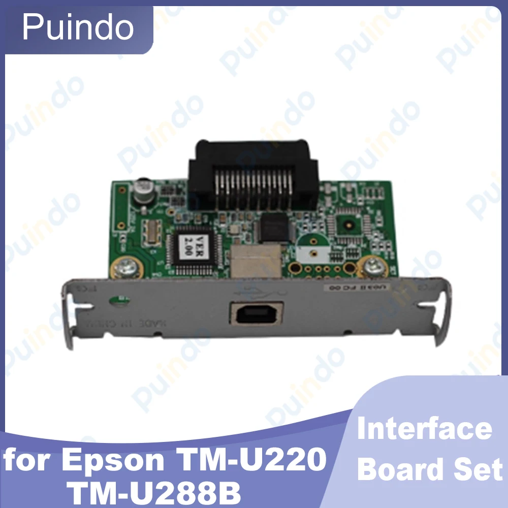 Compatible Interface Board Set for Epson TM-U220 TM-U288B Dot Matrix Receipt Printer USB Serial Parallel and Ethernet Port
Compatible Interface Board Set for Epson TM-U220 TM-U288B Dot Matrix Receipt Printer USB Serial Parallel and Ethernet Port