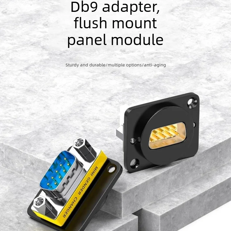 1PCS DB9 Serial Port Connector D-Type 9-Pin Module Female to Male RS232 Solderless Plug Computer Network Hardware Panel Socket
1PCS DB9 Serial Port Connector D-Type 9-Pin Module Female to Male RS232 Solderless Plug Computer Network Hardware Panel Socket