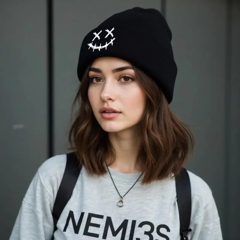 Шапка-бини унисекс с вышивкой в виде призрачного лица, мягкий и удобный череп в стиле хип-хоп, подходит для осенне-зимней повседневной носки, шапка на голову
Шапка-бини унисекс с вышивкой в виде призрачного лица, мягкий и удобный череп в стиле хип-хоп, подходит для осенне-зимней повседневной носки, шапка на голову