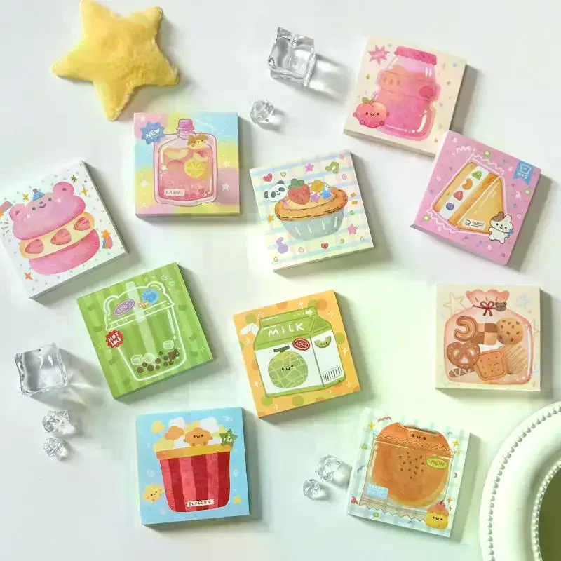 3Pcs Cute Cartoon Food Series Memo Sticker Message Paper DIY Non Sticky Message Notes Handmade Materials Scrapbook Decoration
3Pcs Cute Cartoon Food Series Memo Sticker Message Paper DIY Non Sticky Message Notes Handmade Materials Scrapbook Decoration