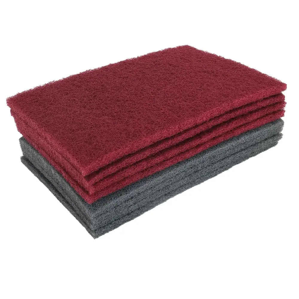 6x9 Scuff Pads 8 Pack: 4 Maroon Fine & 4 Gray Ultra Fine, Wet/Dry Reusable for Paint Prep, Sanding Auto Body, Woodworking
6x9 Scuff Pads 8 Pack: 4 Maroon Fine & 4 Gray Ultra Fine, Wet/Dry Reusable for Paint Prep, Sanding Auto Body, Woodworking