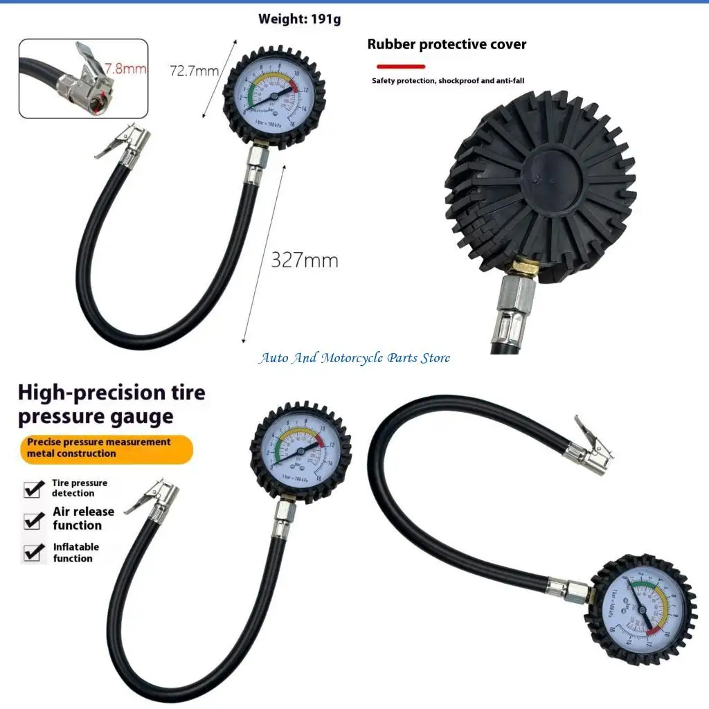 P9FD Accurate Tire Gauge Monitor Measurement Tool Digital Display Multiple Unit Conversion Suitable for Vehicles Bikes
P9FD Accurate Tire Gauge Monitor Measurement Tool Digital Display Multiple Unit Conversion Suitable for Vehicles Bikes