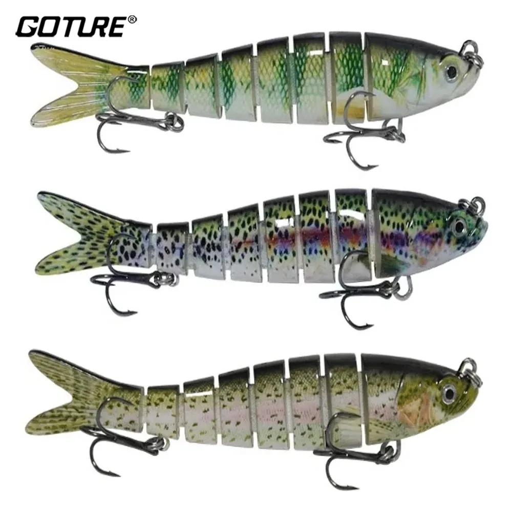 Goture 100/136mm 10.6/25g 8-Segments Sinking Wobblers Fishing Lures Hard Artificial Baits Multi Jointed Swimbaits
Goture 100/136mm 10.6/25g 8-Segments Sinking Wobblers Fishing Lures Hard Artificial Baits Multi Jointed Swimbaits
