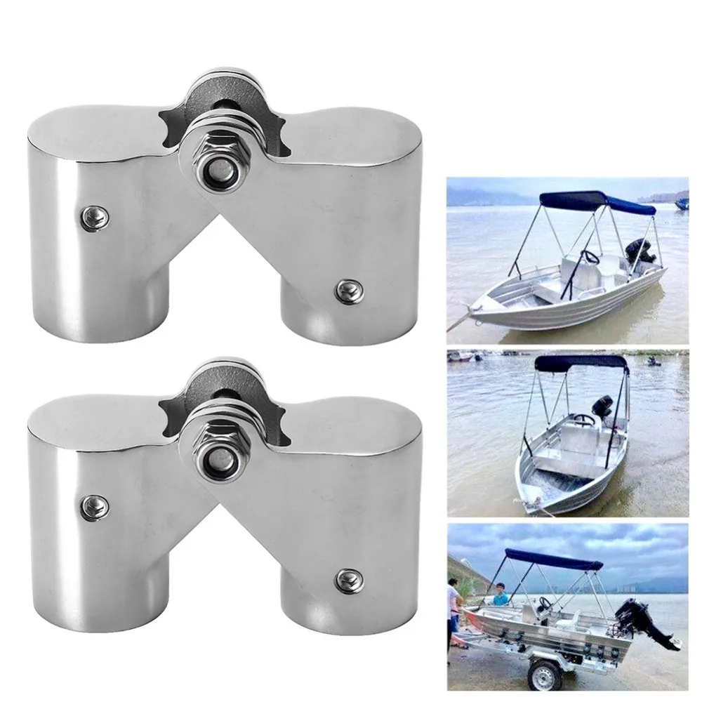 2Pcs 316 Stainless Steel Folding Rotatable Connector Heavy Duty 20mm / 0.79in Marine Boat Rail Folding Swivel Connector
2Pcs 316 Stainless Steel Folding Rotatable Connector Heavy Duty 20mm / 0.79in Marine Boat Rail Folding Swivel Connector