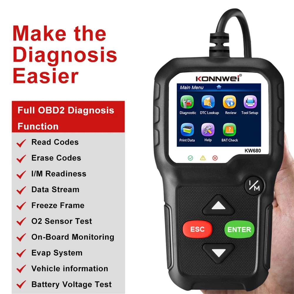 OBD2 Scanner Diagnostic Tool, USB Auto Engine Scanner for Windows PC Laptop for Toyota Honda Ford for DIY Owner & Home Mechanic
OBD2 Scanner Diagnostic Tool, USB Auto Engine Scanner for Windows PC Laptop for Toyota Honda Ford for DIY Owner & Home Mechanic