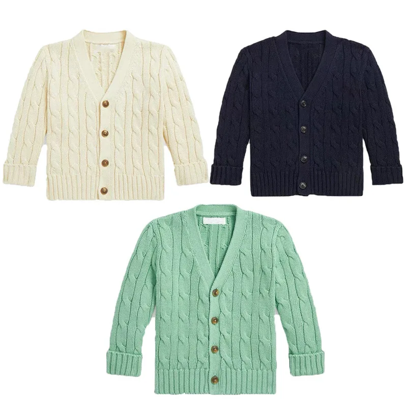 PER-SALE 2025 Autumn Boys Girls Cute Sweaters Solid Color Knit Cardigan Boys Girls Sweaters Baby Girls Winter Kids Clothes
PER-SALE 2025 Autumn Boys Girls Cute Sweaters Solid Color Knit Cardigan Boys Girls Sweaters Baby Girls Winter Kids Clothes