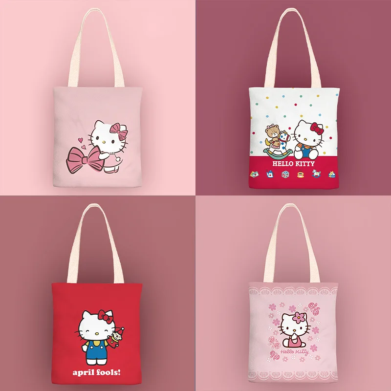 Hello Kitty Cartoon Anime Kawaii New Canvas Bag Simple Desktop Sorting Shopping Storage Student Girl Gift Wholesale
Hello Kitty Cartoon Anime Kawaii New Canvas Bag Simple Desktop Sorting Shopping Storage Student Girl Gift Wholesale