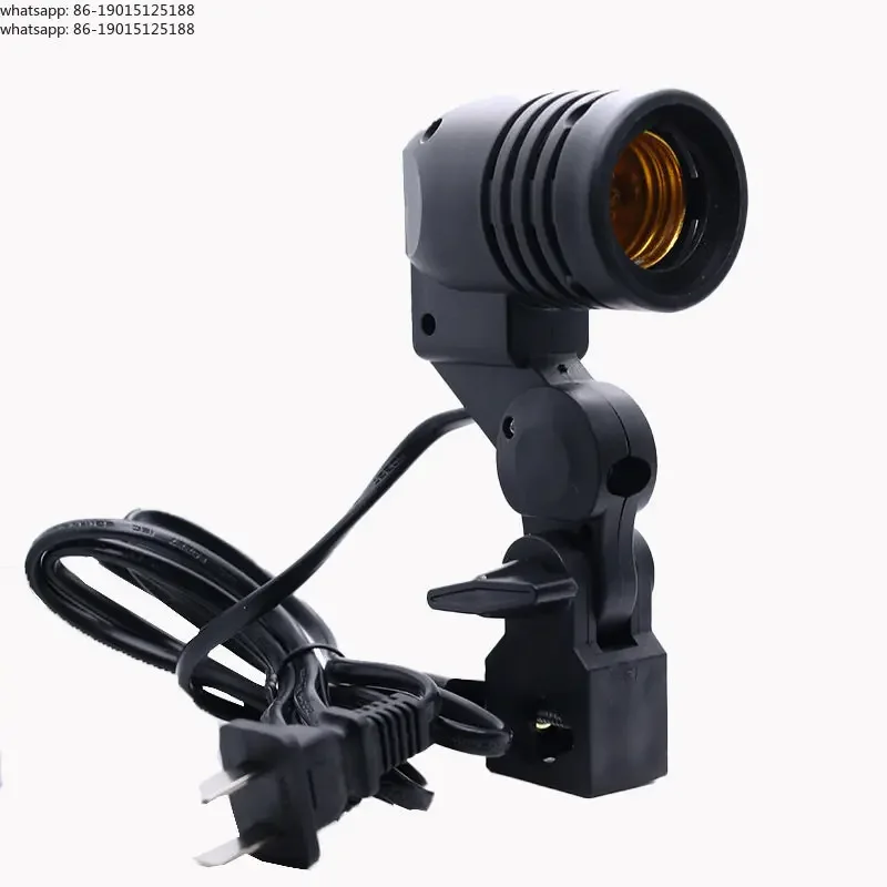 photography fill light holder accessories E27 single head lamp holder threaded mouth umbrella lamp holder photography bulb
photography fill light holder accessories E27 single head lamp holder threaded mouth umbrella lamp holder photography bulb