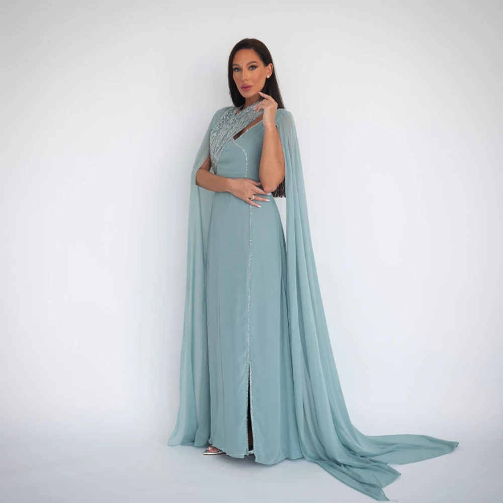 Customized Simple V-neck Seqined Chiffon Sleeveless Evening Dresses With Sweep Train A-line Floor Length Pageant Gowns Elegant
Customized Simple V-neck Seqined Chiffon Sleeveless Evening Dresses With Sweep Train A-line Floor Length Pageant Gowns Elegant