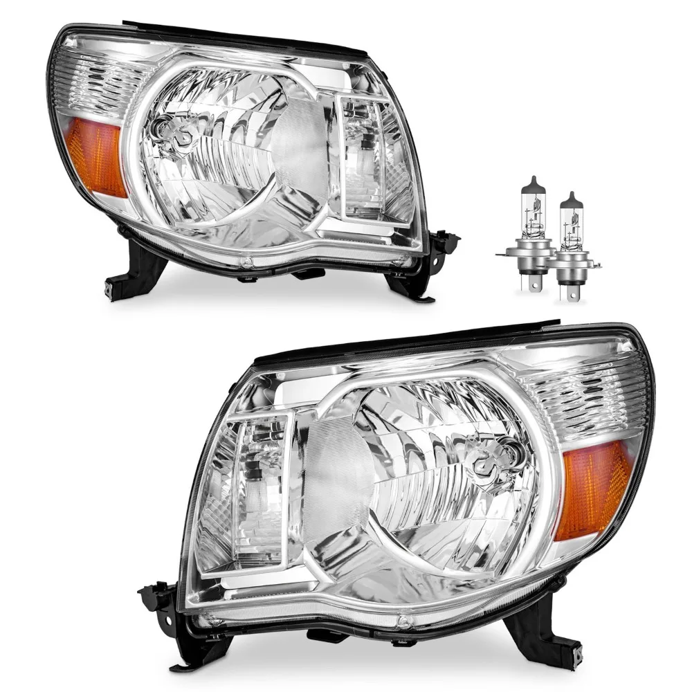 Headlights For 2005-2011 Toyota Tacoma Chrome Headlamps w/ Bulbs Left & Right
Headlights For 2005-2011 Toyota Tacoma Chrome Headlamps w/ Bulbs Left & Right