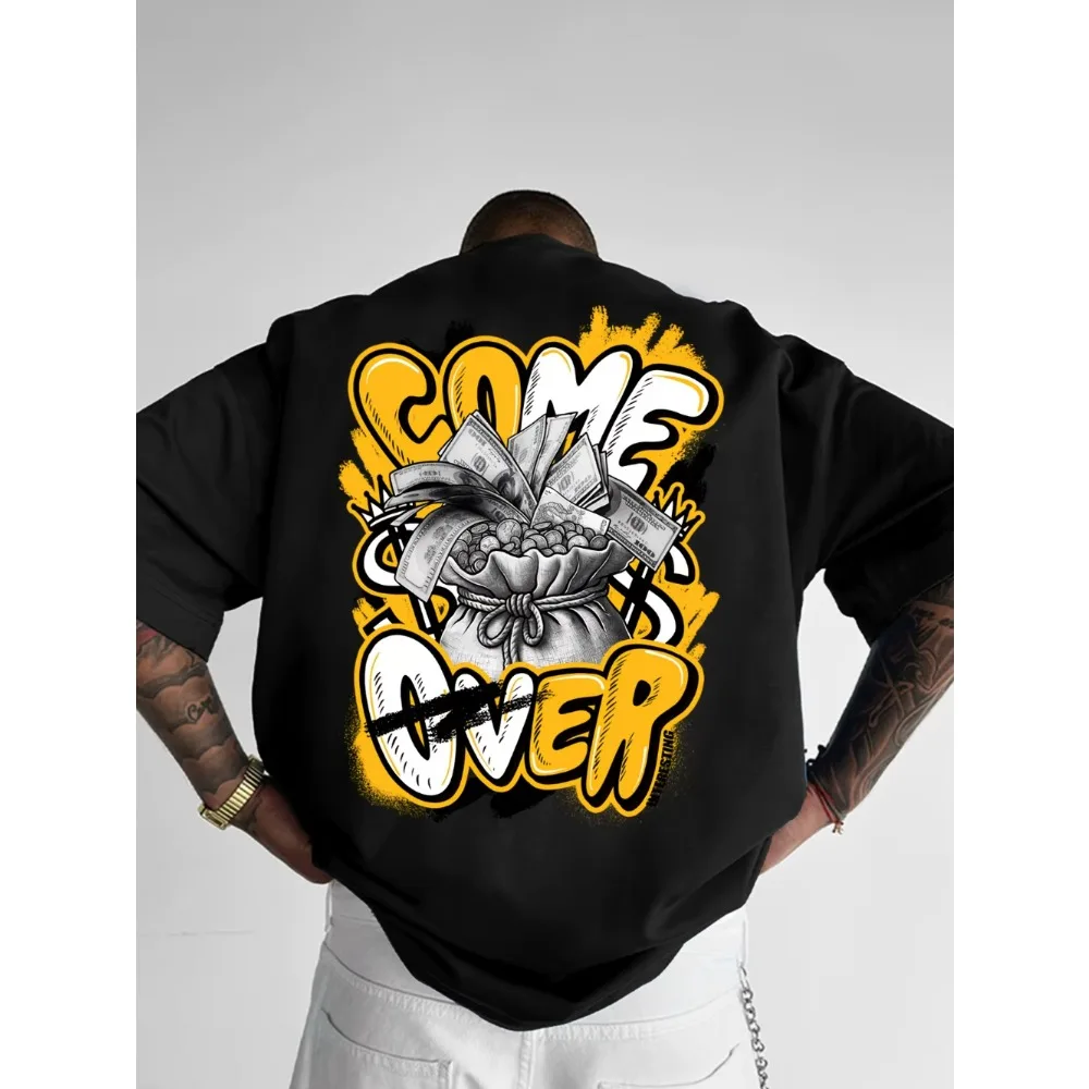 Men's New Summer Trend Letter Wealth Print Breathable and Comfortable Round Neck T-shirt Outdoor
Men's New Summer Trend Letter Wealth Print Breathable and Comfortable Round Neck T-shirt Outdoor