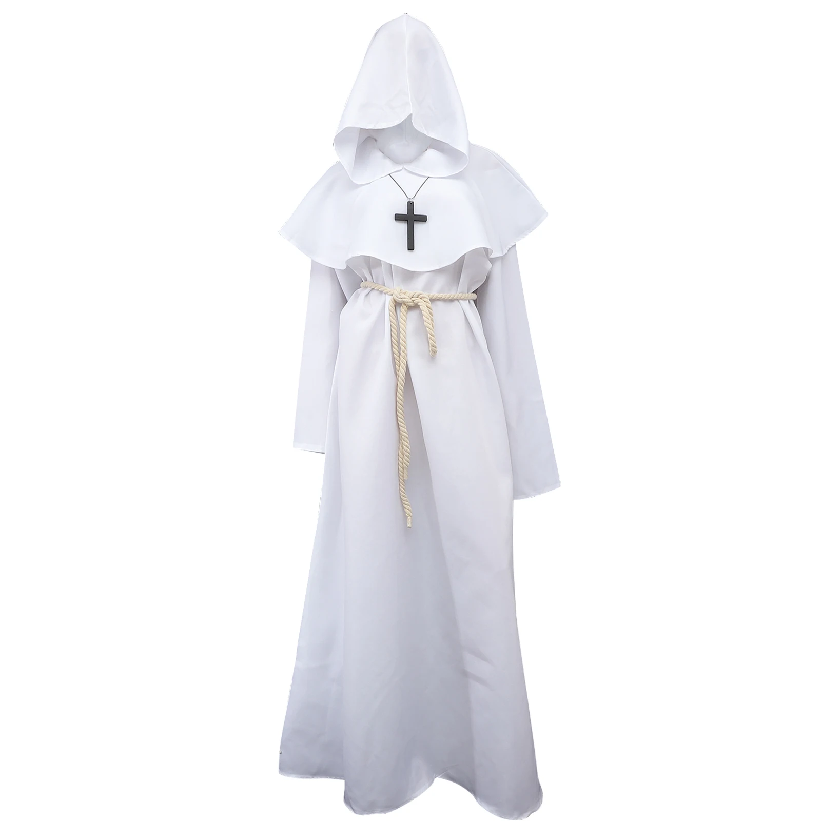 Cosplay Robe Halloween Cloak Polyester Men Women Monk Theme Party Accessories Retro Performance Gift Ideas
Cosplay Robe Halloween Cloak Polyester Men Women Monk Theme Party Accessories Retro Performance Gift Ideas