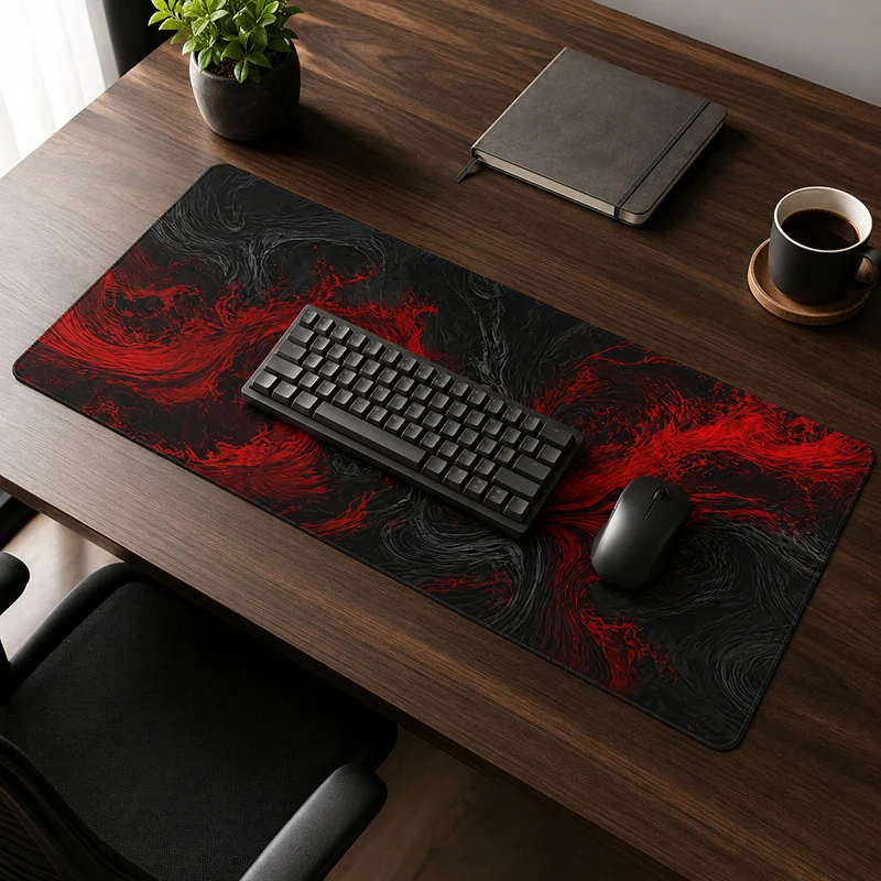 Mouse Pad Black And Red Abstract Fluid Gaming XL Home New Mousepad XXL Playmat Non-Slip Soft Office Desktop Mouse Pad Mouse Mat
Mouse Pad Black And Red Abstract Fluid Gaming XL Home New Mousepad XXL Playmat Non-Slip Soft Office Desktop Mouse Pad Mouse Mat
