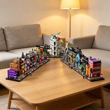 Bandai 76444 Retro Diagon Alley Street View Brick Set Home Furnishing Decor Multi-scene Present compatible with LEGO bricks
Bandai 76444 Retro Diagon Alley Street View Brick Set Home Furnishing Decor Multi-scene Present compatible with LEGO bricks
