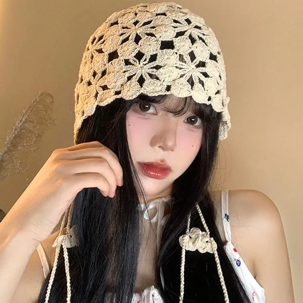 Breathable Hand-knitted Hollow Flowers Hat Crochet Soft Women Hat Fringed Elegant Skullies Cap for Women Photography
Breathable Hand-knitted Hollow Flowers Hat Crochet Soft Women Hat Fringed Elegant Skullies Cap for Women Photography