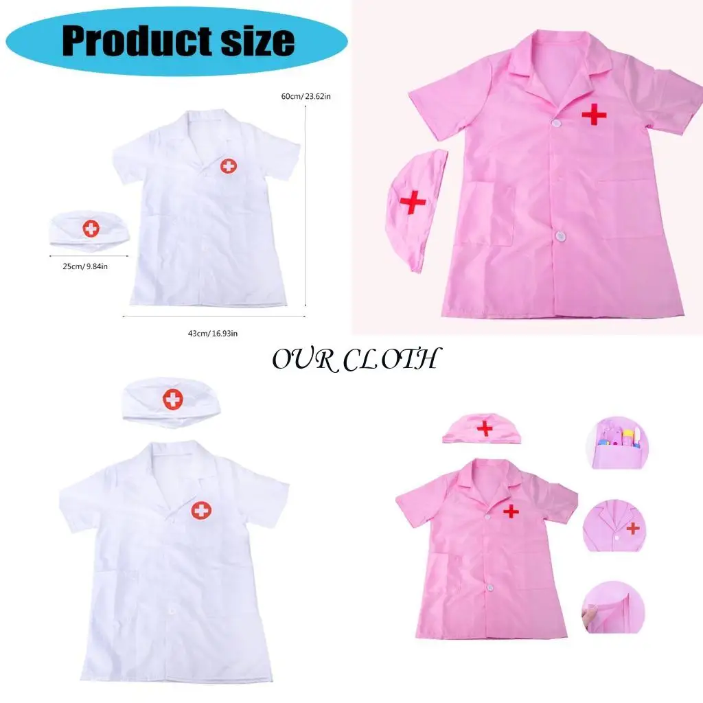 Doctor Costume for Kids Girls Boys Doctor Role Play Dressing Up Set Halloween Y1AC
Doctor Costume for Kids Girls Boys Doctor Role Play Dressing Up Set Halloween Y1AC