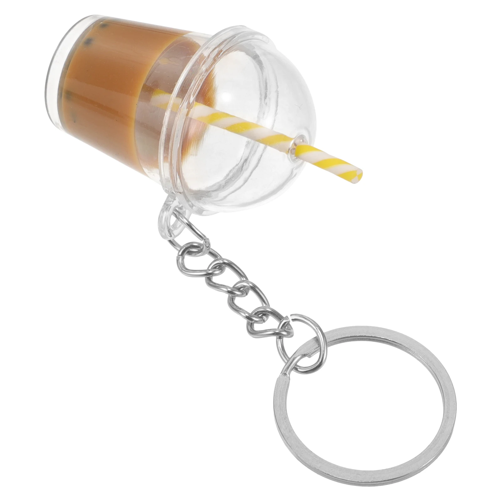 Key Pendant Milk Tea Keychain Cute Backpack Keychains Ring Coffee Metal Purse Charm
Key Pendant Milk Tea Keychain Cute Backpack Keychains Ring Coffee Metal Purse Charm