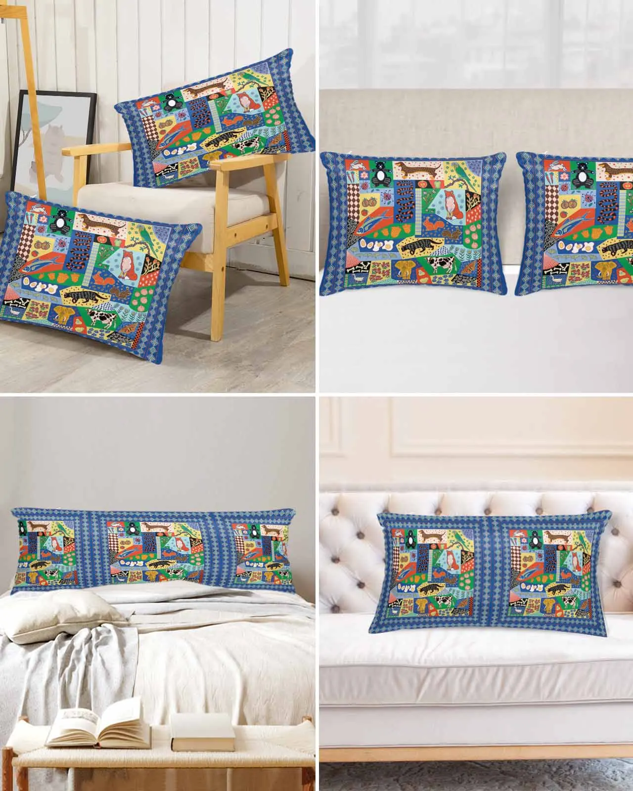 Bohemia National Symbols Rabbit Squirrel Bed Satin Pillowcase Sofa Pillow Cover Case Bedroom Satin Cushion Covers Home Decor
Bohemia National Symbols Rabbit Squirrel Bed Satin Pillowcase Sofa Pillow Cover Case Bedroom Satin Cushion Covers Home Decor