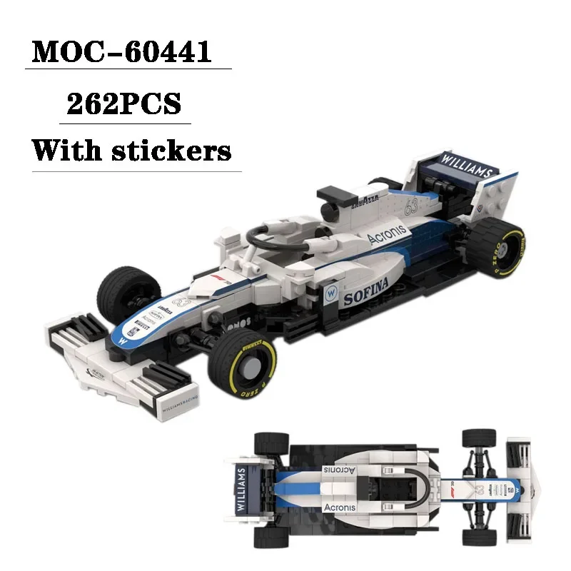 Building Block MOC-60441 Small Car F1 Racing Toy Model 262PCS Gift Sticker Puzzle Education Children Birthday Christmas Toy Gift
Building Block MOC-60441 Small Car F1 Racing Toy Model 262PCS Gift Sticker Puzzle Education Children Birthday Christmas Toy Gift