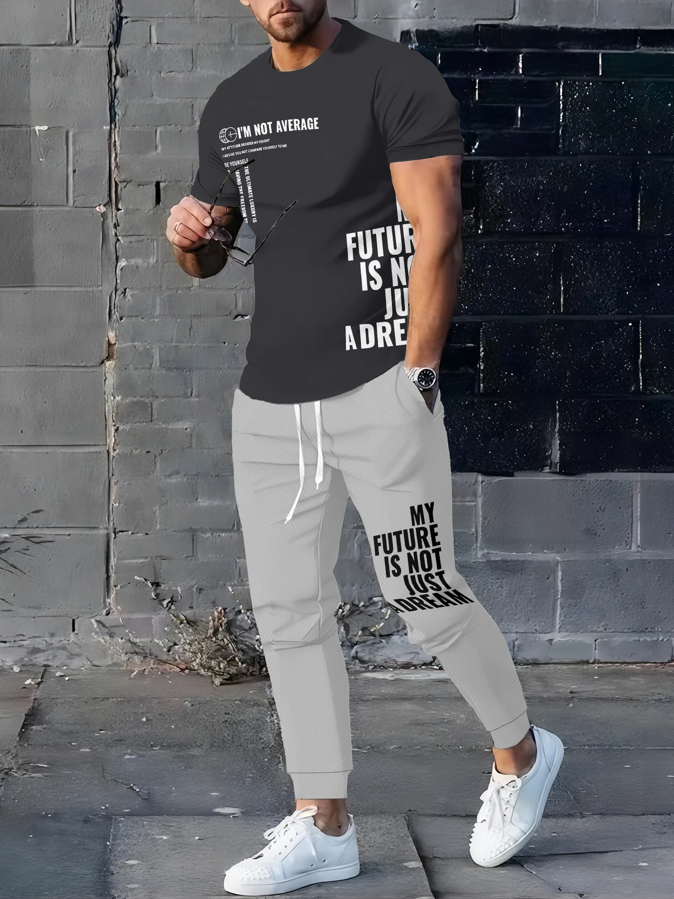 2026 Summer Men's Suit with Letter Print Breathable Lightweight Casual Fashionable Outdoor Men's Clothing
2026 Summer Men's Suit with Letter Print Breathable Lightweight Casual Fashionable Outdoor Men's Clothing
