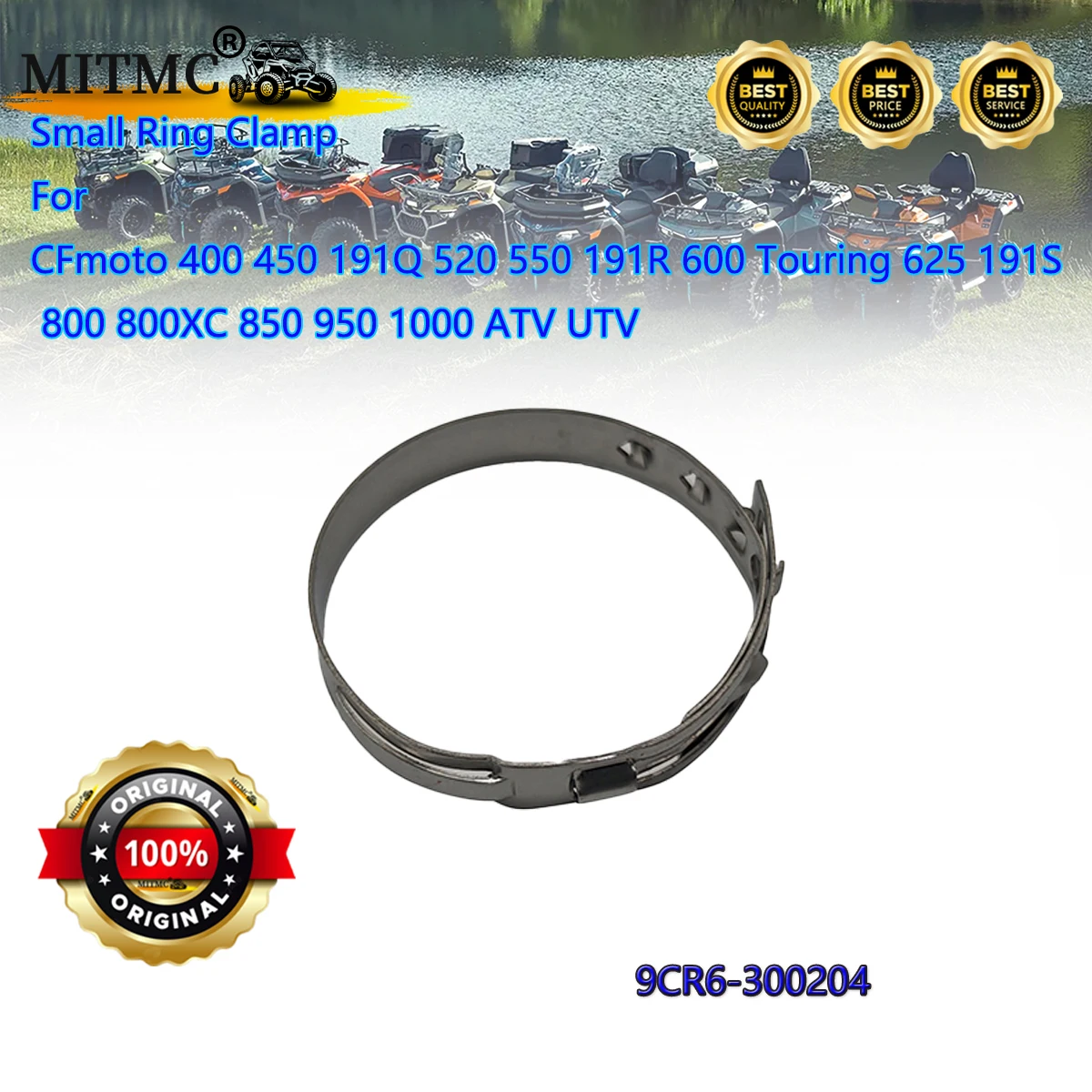 Small Clamp Kit For CFmoto 400 450 191Q 520 550 191R 600 Touring 625 191S 800 800XC 850 950 1000 ATV UTV 9CR6-300204
Small Clamp Kit For CFmoto 400 450 191Q 520 550 191R 600 Touring 625 191S 800 800XC 850 950 1000 ATV UTV 9CR6-300204