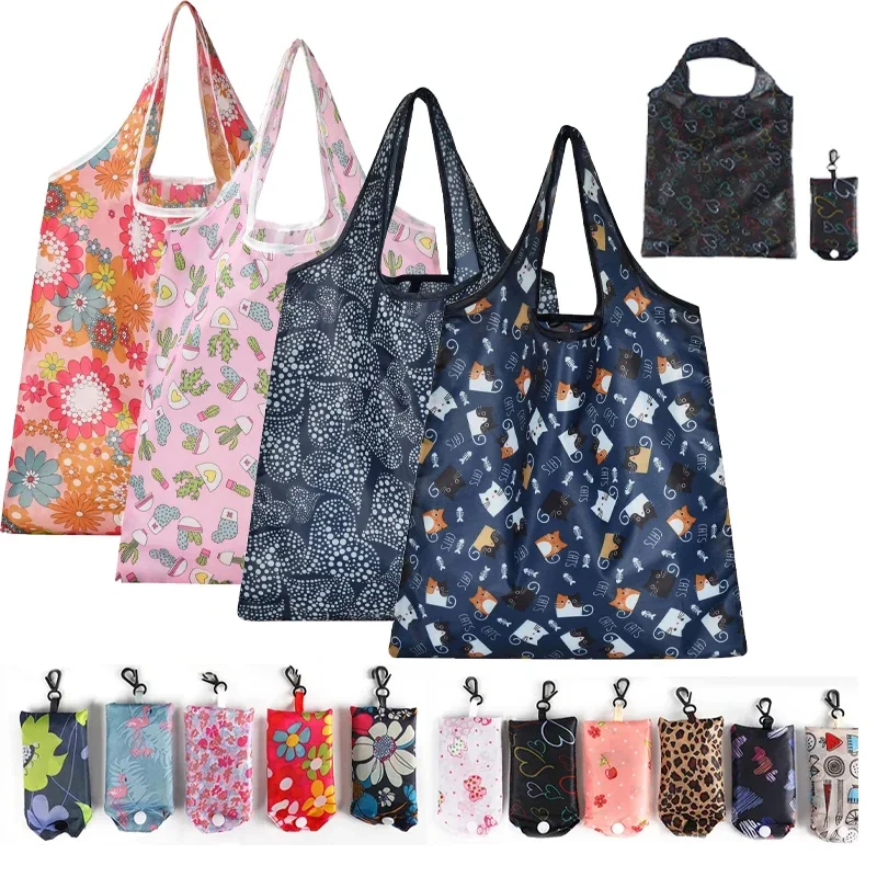 Foldable Shopping Bag Big Size Thick Nylon Tote Cartoon Pattern Shopping Bags Washable Reusable Easy to Carry Capacity Handbags
Foldable Shopping Bag Big Size Thick Nylon Tote Cartoon Pattern Shopping Bags Washable Reusable Easy to Carry Capacity Handbags