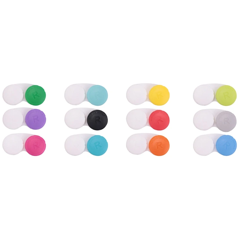12PCS Colorful Contact Lens Case, Contact Lens Immersion Kit, Suitable For Outdoor Mini Contact Lens Case Screw Top
12PCS Colorful Contact Lens Case, Contact Lens Immersion Kit, Suitable For Outdoor Mini Contact Lens Case Screw Top