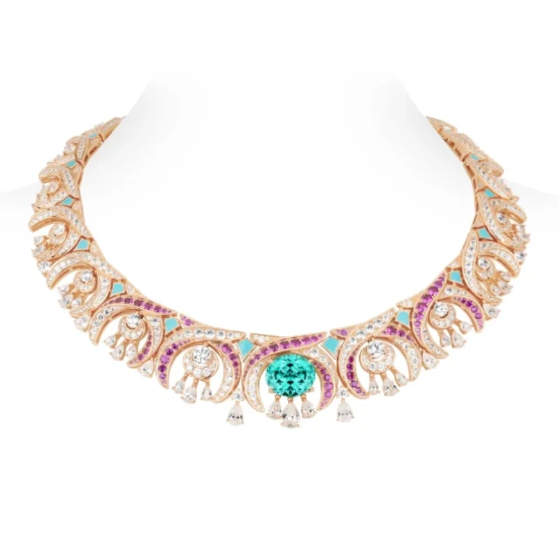 BELLUX Luxury Necklace 925 Silver Synthetic Zircon Eden Garden Champagne Gold Full Diamond Water Drop Party Banquet Necklace
BELLUX Luxury Necklace 925 Silver Synthetic Zircon Eden Garden Champagne Gold Full Diamond Water Drop Party Banquet Necklace