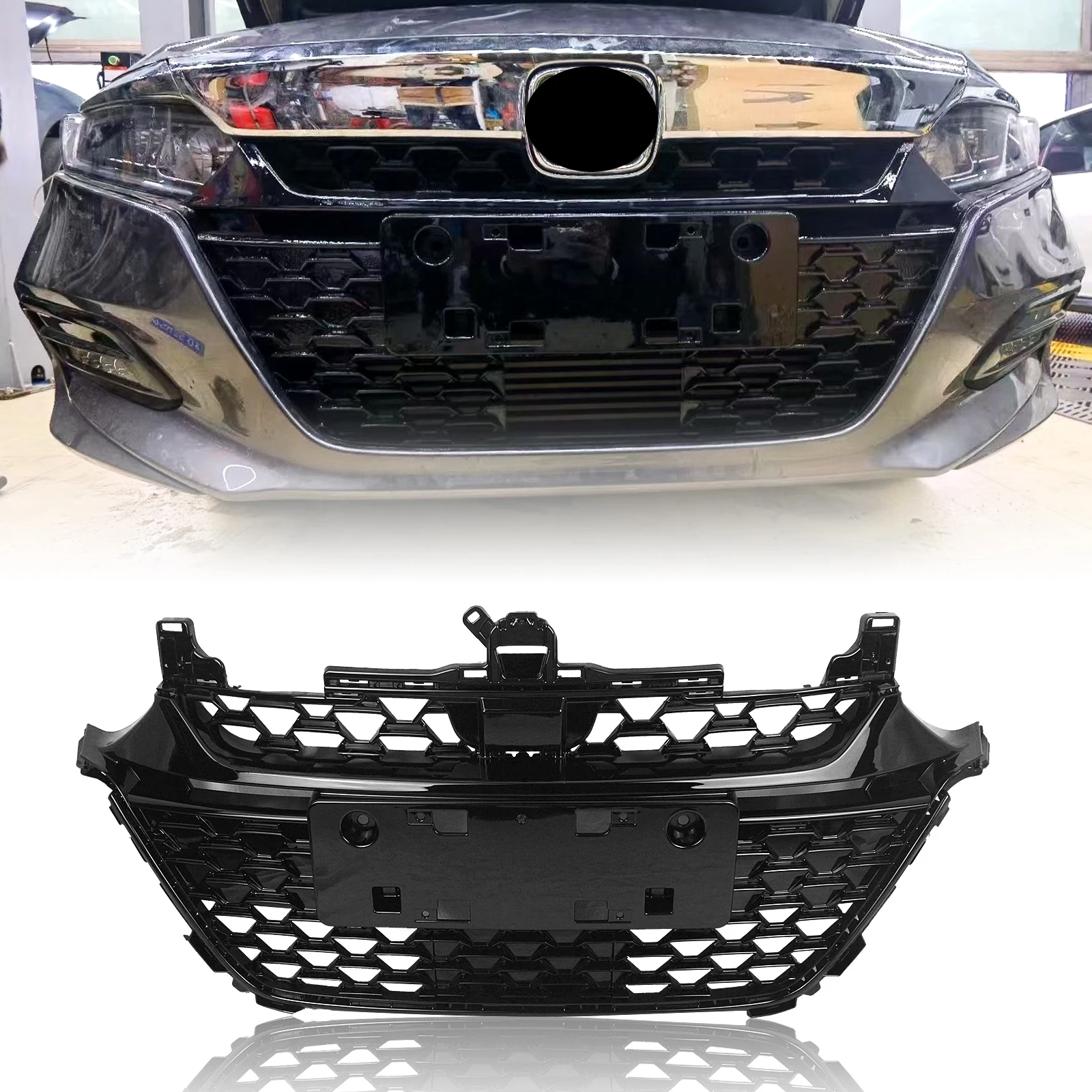Передняя решетка для Honda Accord 2018 2019 2020 4-дверная сотовая решетка для гоночного автомобиля
Передняя решетка для Honda Accord 2018 2019 2020 4-дверная сотовая решетка для гоночного автомобиля