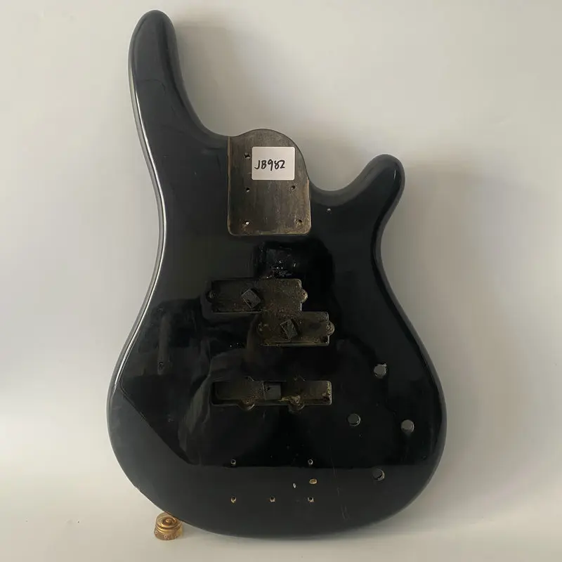 JB982 5 or 6 Strings Electric Bass Active Pickups in Black Color with Wood and Paints Damages Unfinished PJB Bass Body DIY USE
JB982 5 or 6 Strings Electric Bass Active Pickups in Black Color with Wood and Paints Damages Unfinished PJB Bass Body DIY USE