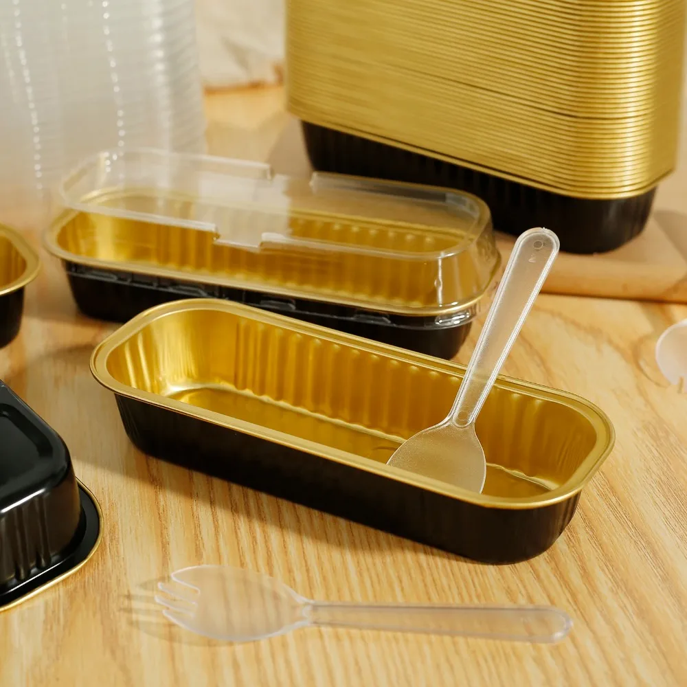 150-Piece Mini Cake Pan Set, Includes 50 Lids 50 Boxes 50 Spoons, Non-Stick Foil Baking Tins for Home
150-Piece Mini Cake Pan Set, Includes 50 Lids 50 Boxes 50 Spoons, Non-Stick Foil Baking Tins for Home