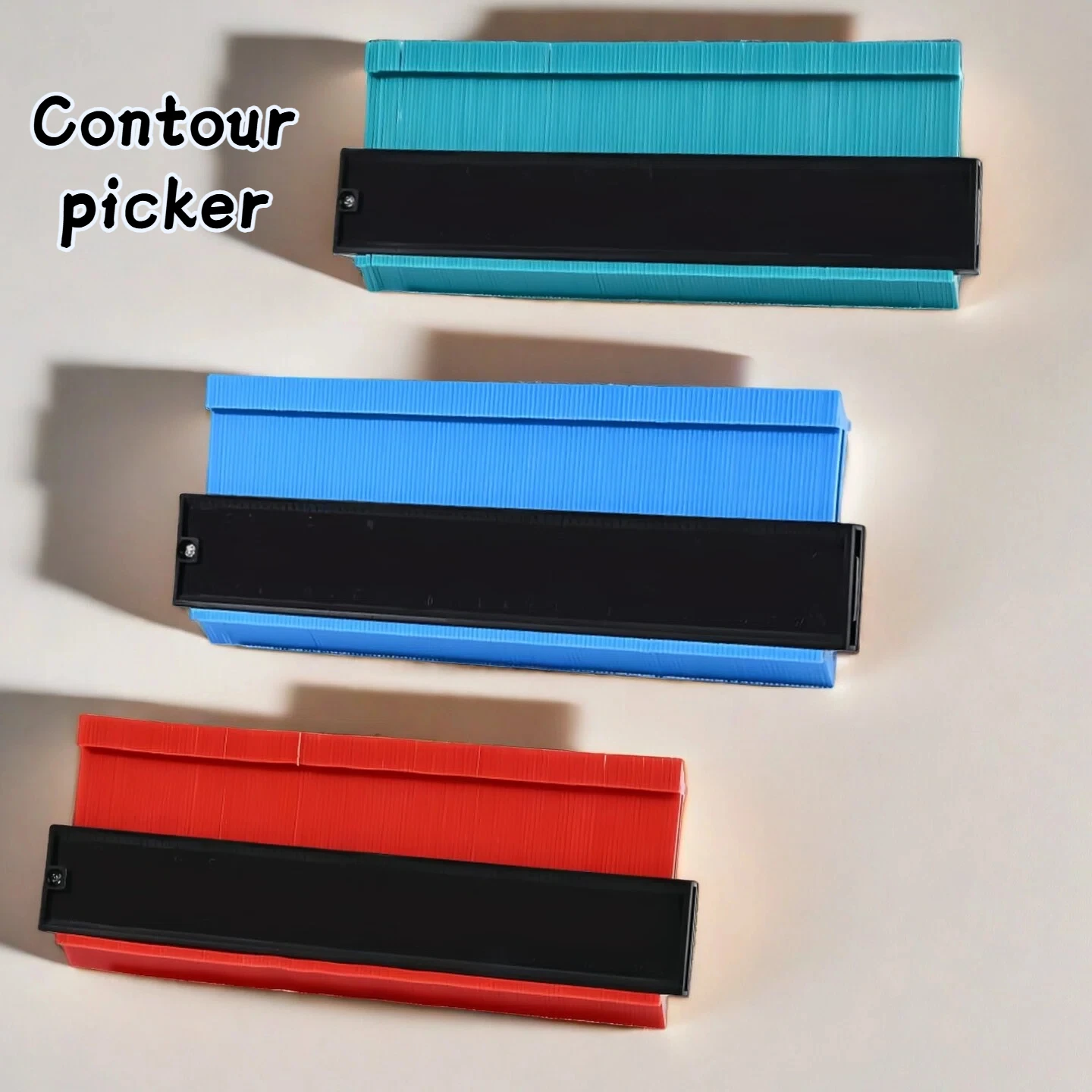 Line copier ruler, contour gauge, cutting template, construction woodworking measuring instrument, ceramic tile tools
Line copier ruler, contour gauge, cutting template, construction woodworking measuring instrument, ceramic tile tools