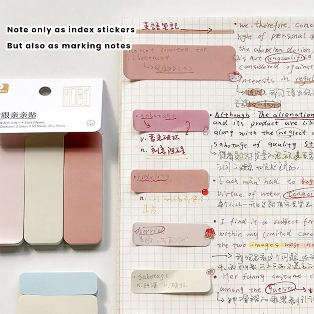 Simple S/M/L Size Sticky Notes Portable Eye Protection Labels Stickers Multifunctional Classification Stickers School Office
Simple S/M/L Size Sticky Notes Portable Eye Protection Labels Stickers Multifunctional Classification Stickers School Office