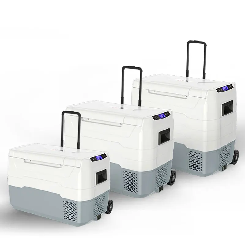 TG55 50L Portable Compressor Car Fridge Freezer with Wheels & Low Power Consumption Feature for Outdoor Camping
TG55 50L Portable Compressor Car Fridge Freezer with Wheels & Low Power Consumption Feature for Outdoor Camping