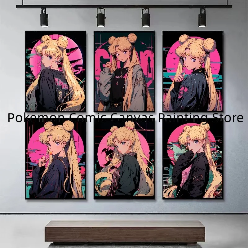 Japan Surrounding Animation Sailor Moon Canvas Stickers and Posters Picture Home Decoration Children's Gift Aesthetic Room Decor
Japan Surrounding Animation Sailor Moon Canvas Stickers and Posters Picture Home Decoration Children's Gift Aesthetic Room Decor