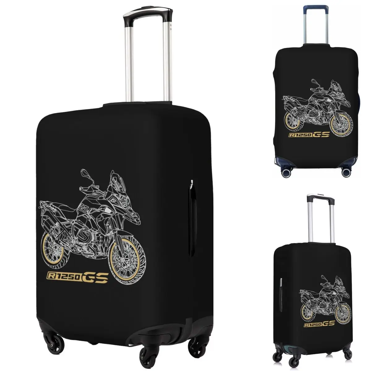 GS 1250 R 1250 Adventure Motorcycle Suitcase Cover Protection Elastic Travel Luggage Protector Covers for 18-32 Inch
GS 1250 R 1250 Adventure Motorcycle Suitcase Cover Protection Elastic Travel Luggage Protector Covers for 18-32 Inch