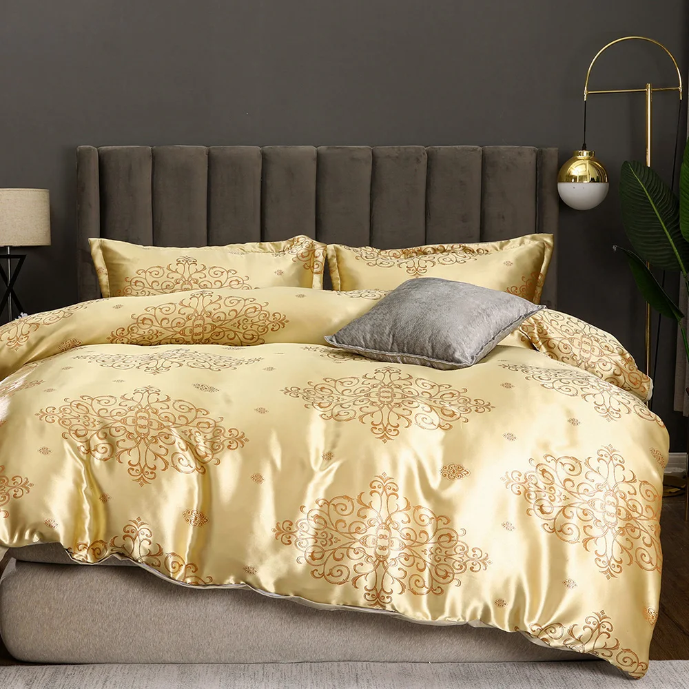 Duvet Cover Bedding Set Twin Full Queen King Size 135x200 Nordic Quilt Cover 240x220 Double Single Gold Floral Bed Linen 200x200
Duvet Cover Bedding Set Twin Full Queen King Size 135x200 Nordic Quilt Cover 240x220 Double Single Gold Floral Bed Linen 200x200