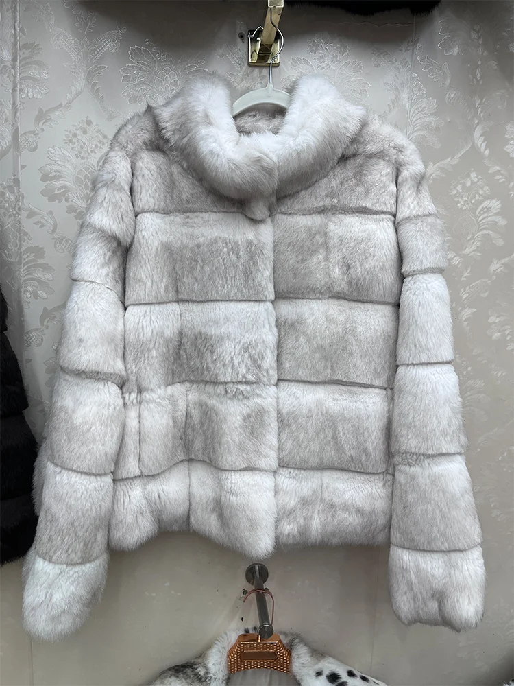 2026 Autumn Winter Genuine Real Natural Whole Rabbit Fur Jacket Luxury Full Pelt Rabbit Fur Coat Overcoat Outerwear
2026 Autumn Winter Genuine Real Natural Whole Rabbit Fur Jacket Luxury Full Pelt Rabbit Fur Coat Overcoat Outerwear