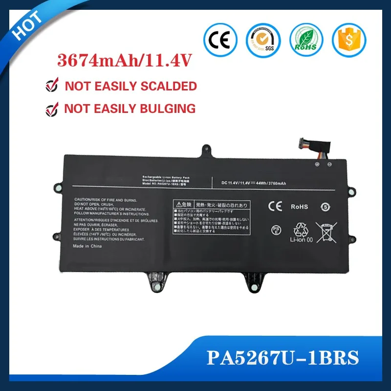 PA5267U-1BRS Laptop Battery 11.4V 44Wh-3760mAh For Toshiba Portege X20W X20W-D X20W-D-10E X20W-D-10Q X20W-D-10R
PA5267U-1BRS Laptop Battery 11.4V 44Wh-3760mAh For Toshiba Portege X20W X20W-D X20W-D-10E X20W-D-10Q X20W-D-10R