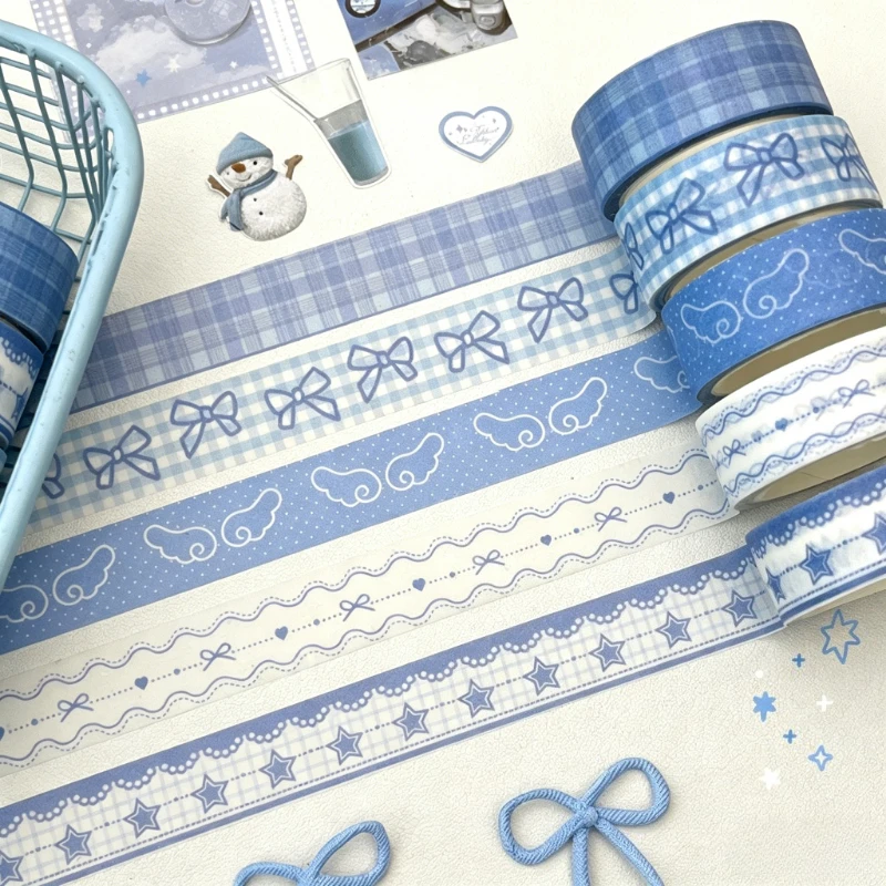 5Pcs Cute Washi Tape DIY Scrapbook Journal Collage Decor Material Stationery Aesthetic Masking Tape
5Pcs Cute Washi Tape DIY Scrapbook Journal Collage Decor Material Stationery Aesthetic Masking Tape