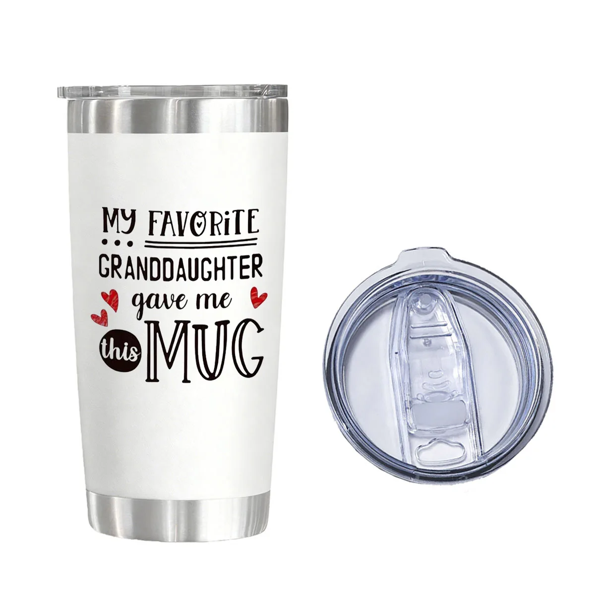 My Favorite Granddaughter Gave Me This Mug 20 oz Vacuum Insulated Tumbler Water Glass for Christmas Birthday Gifts
My Favorite Granddaughter Gave Me This Mug 20 oz Vacuum Insulated Tumbler Water Glass for Christmas Birthday Gifts
