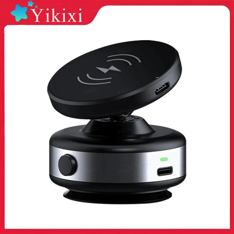 Электрический вакуумный всасывающий автомобильный держатель для телефона 15 Вт с беспроводной зарядкой 360 ° Сильный магнитный кронштейн Rotation N52 для iPhone 12-16 Pro Max
Электрический вакуумный всасывающий автомобильный держатель для телефона 15 Вт с беспроводной зарядкой 360 ° Сильный магнитный кронштейн Rotation N52 для iPhone 12-16 Pro Max